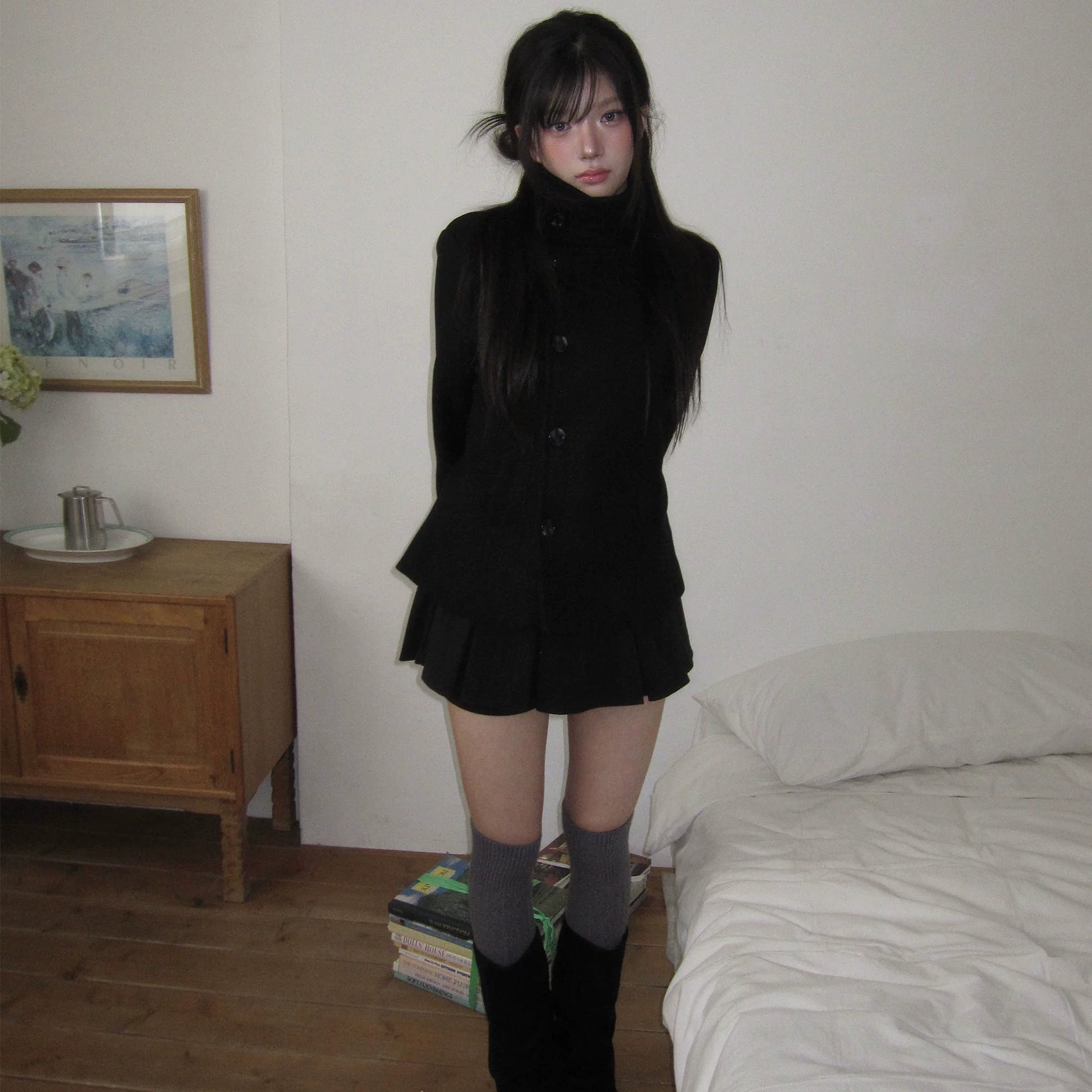 ウールジャケットコート