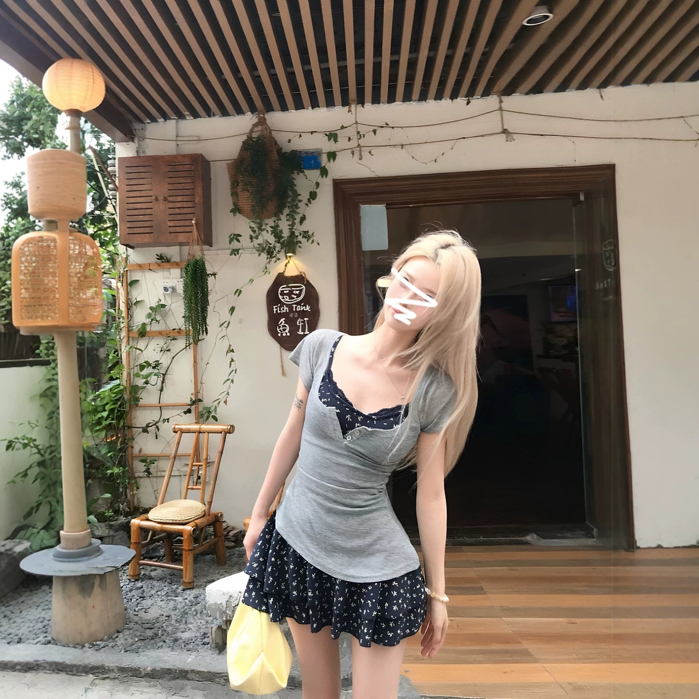 ガーリーフリルワンピースセット