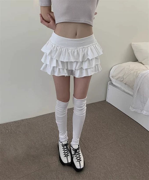 フリルミニスカート