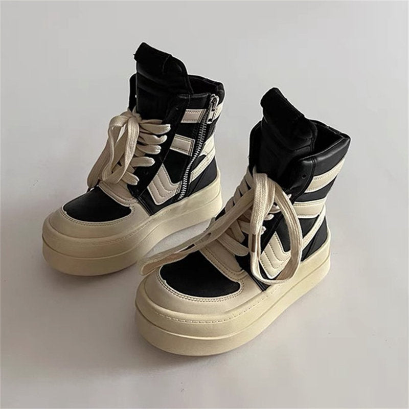 ボリュームソール ハイカットスニーカー