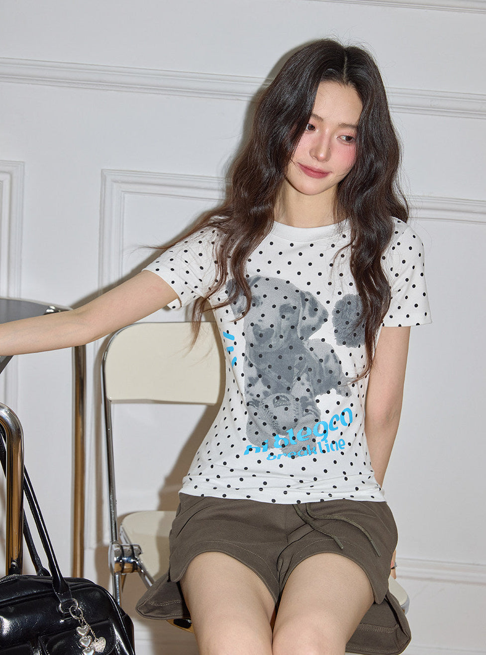 ドットアニマルグラフィックTシャツ