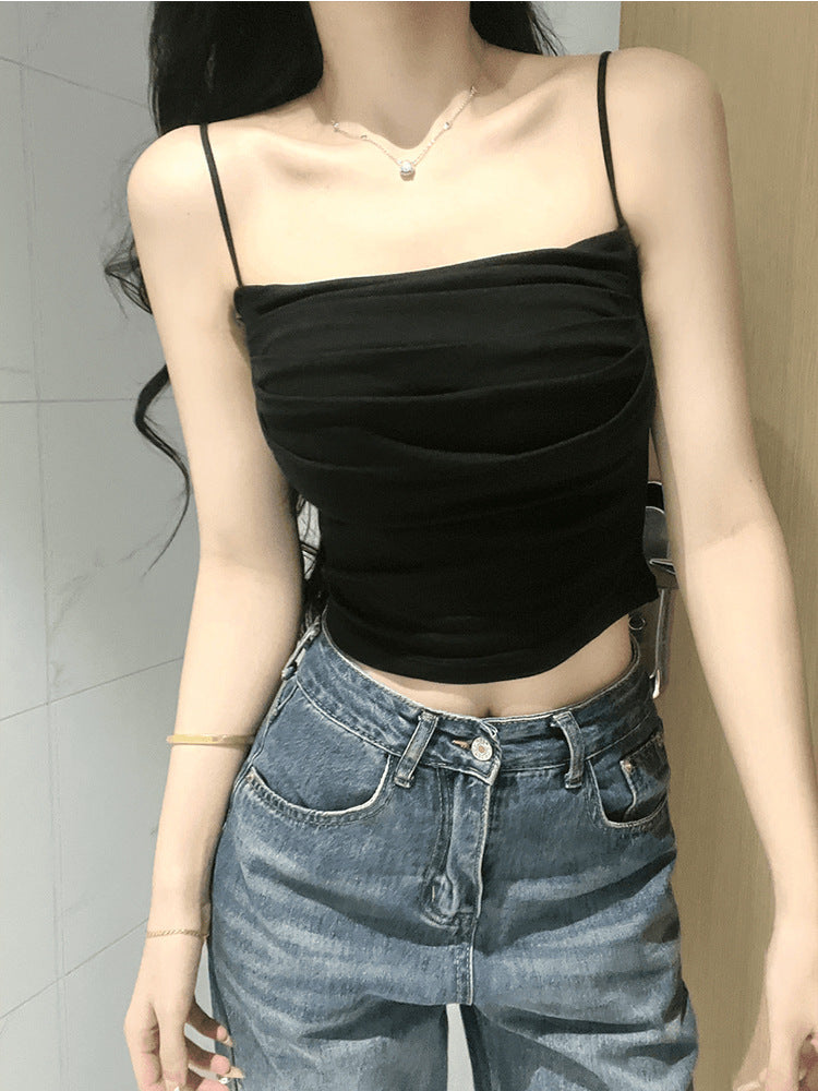 ドレープキャミソールトップス