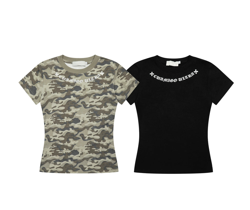 アーチロゴクロップドTシャツ