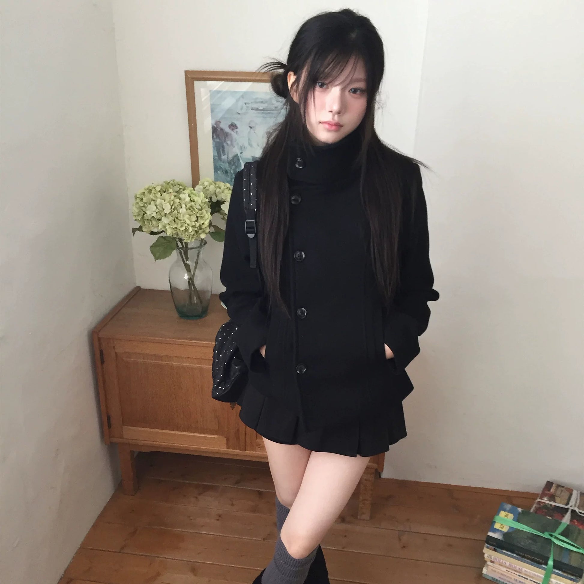 ウールジャケットコート