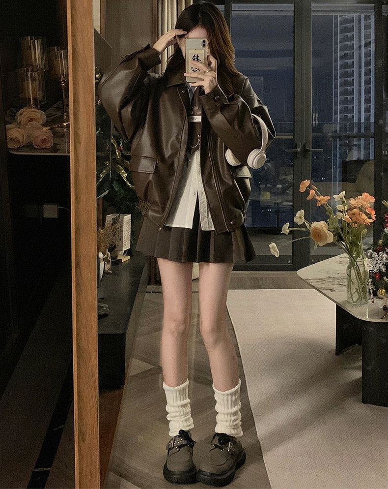 PUレザージャケット