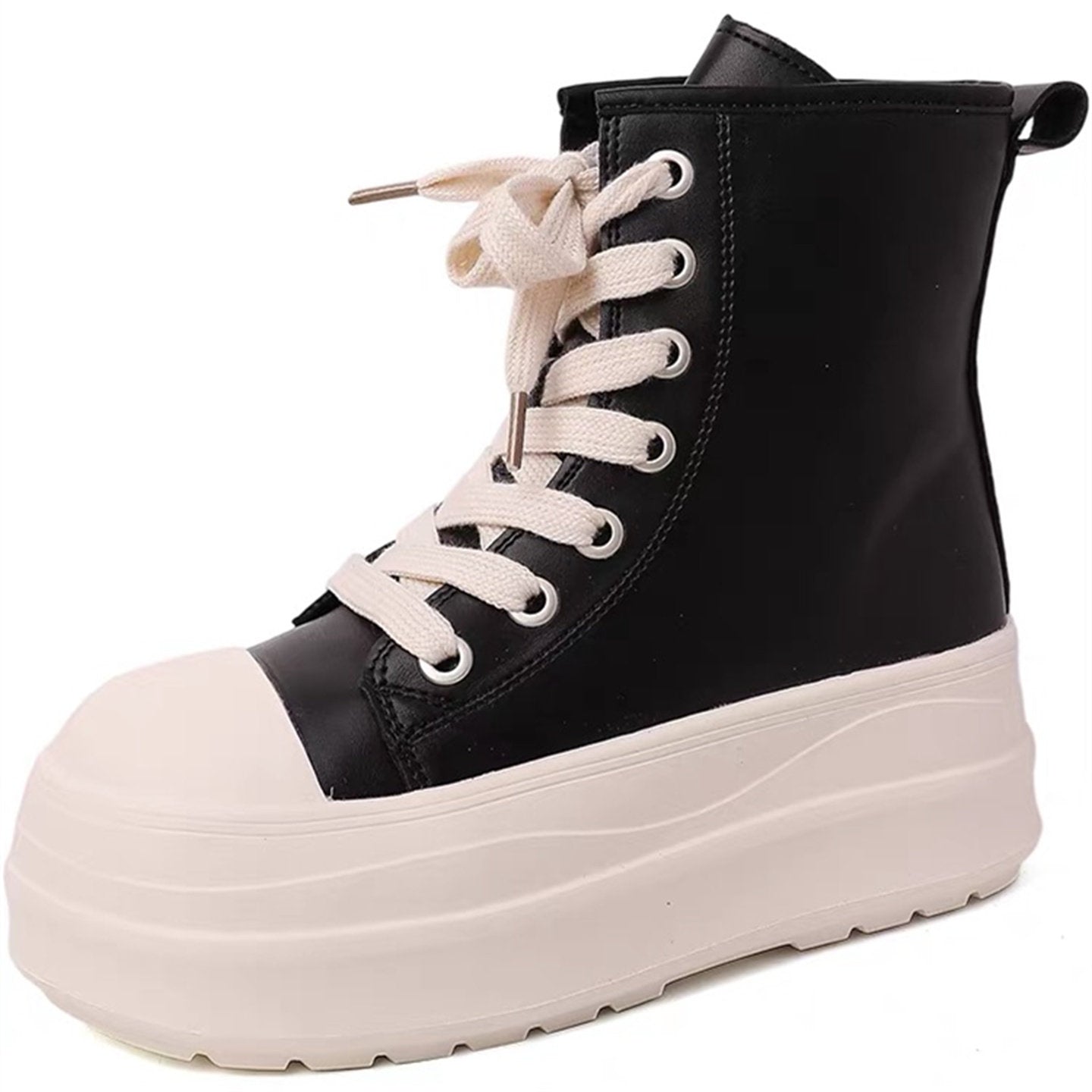 厚底ハイカットスニーカー