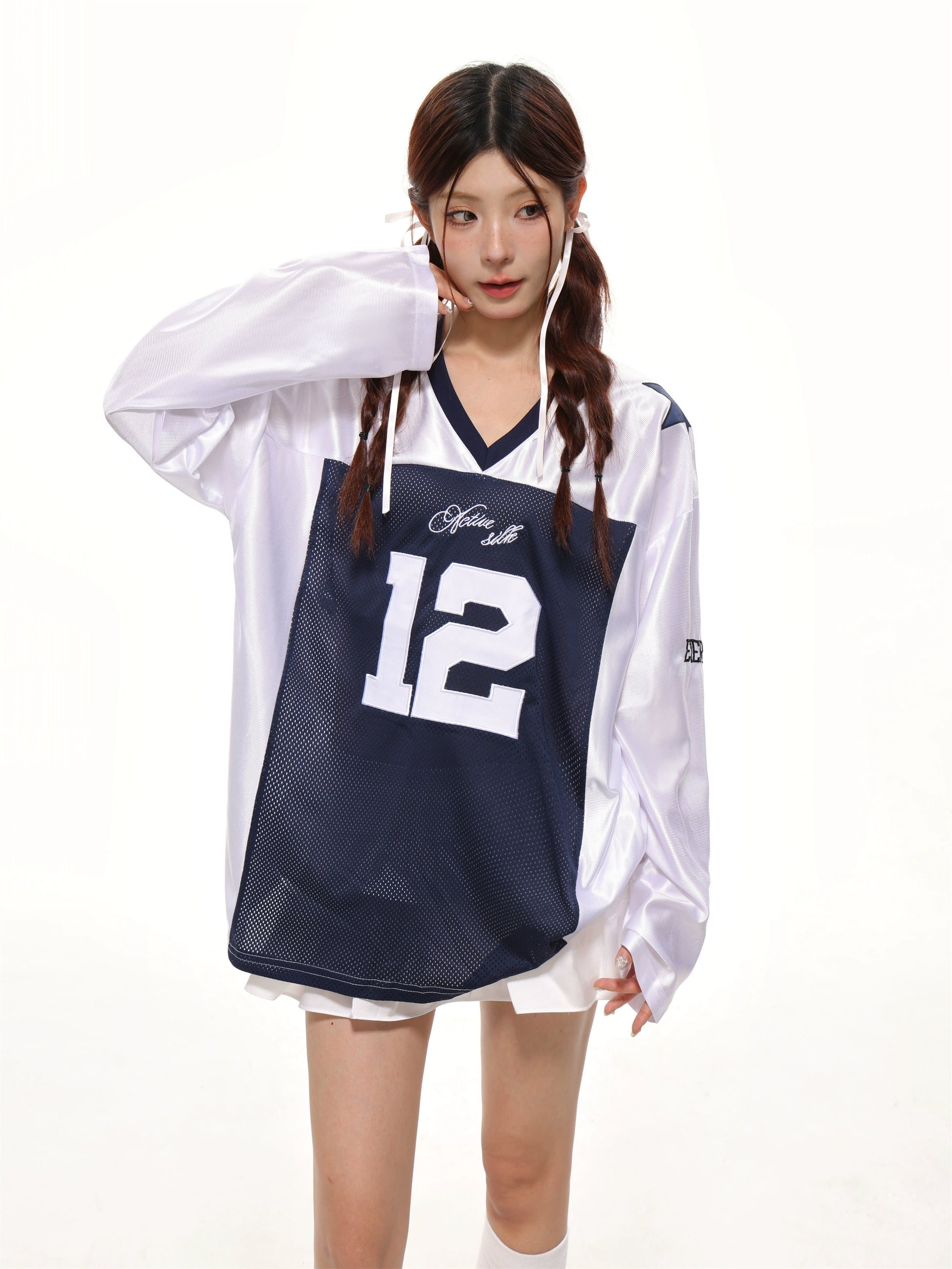 ナンバー12フットボールロングTシャツ XUN27 – 100StarS ナンバー12フットボールロングTシャツ XUN27 – 100StarS