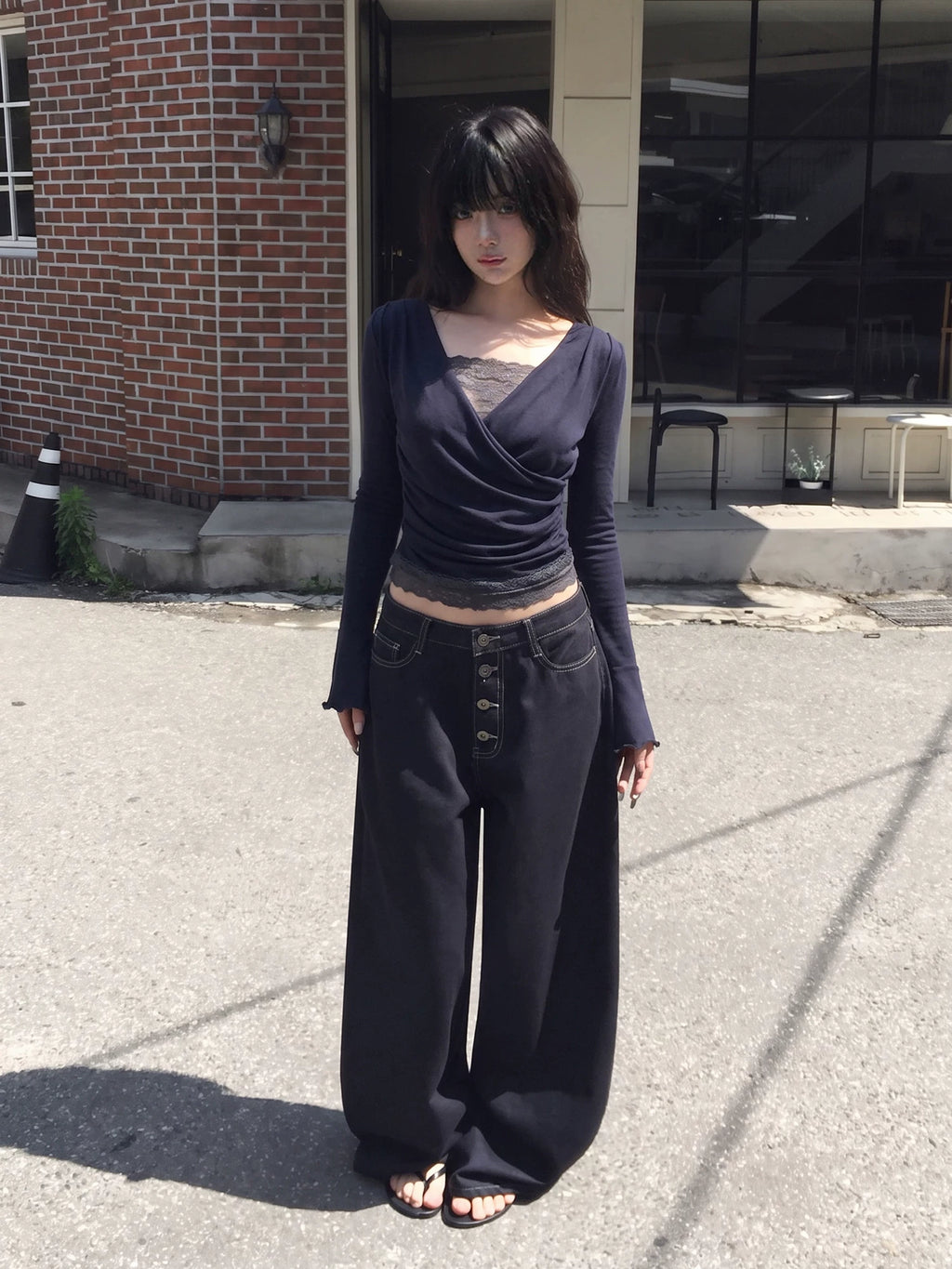レースレイヤー カシュクールトップス