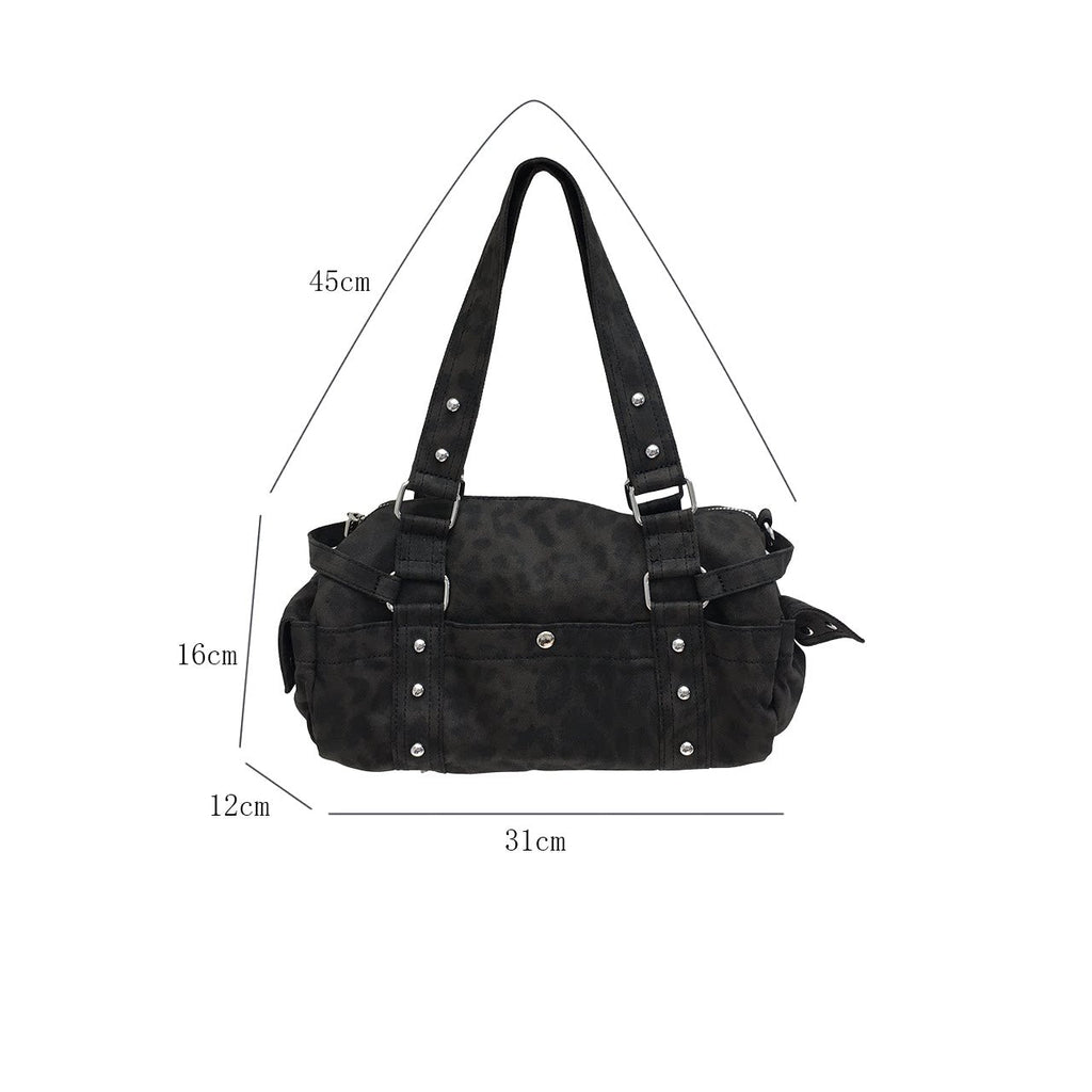 レオパードミニボストンバッグ