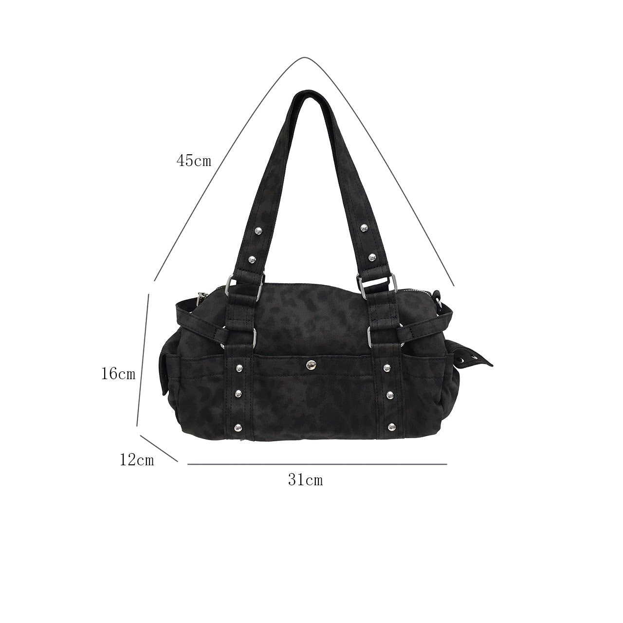 レオパードミニボストンバッグ