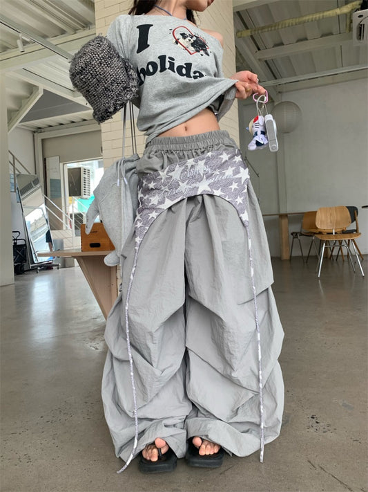 スターロインクロスワイドレッグパンツ