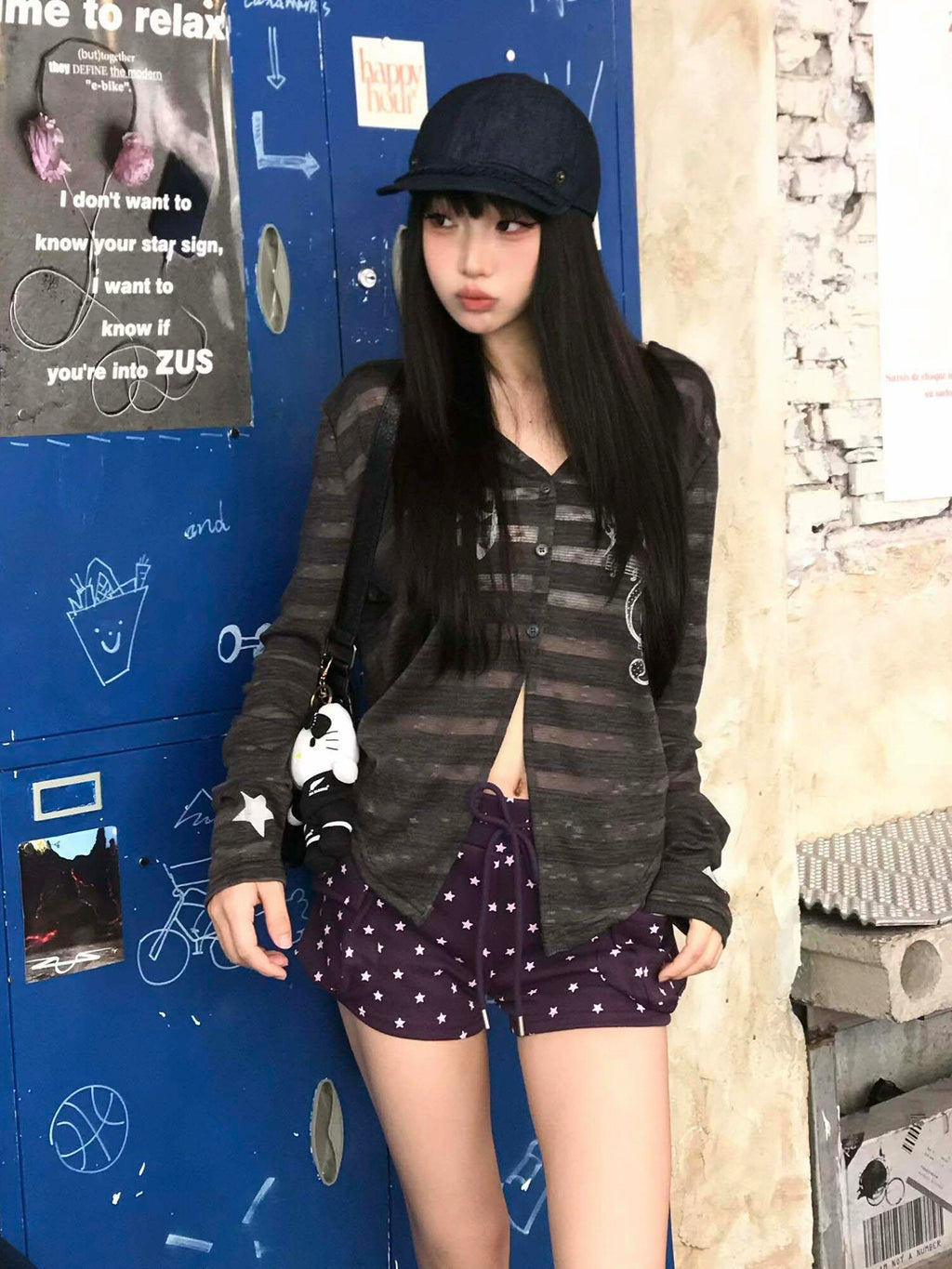 スターストライプカーディガン
