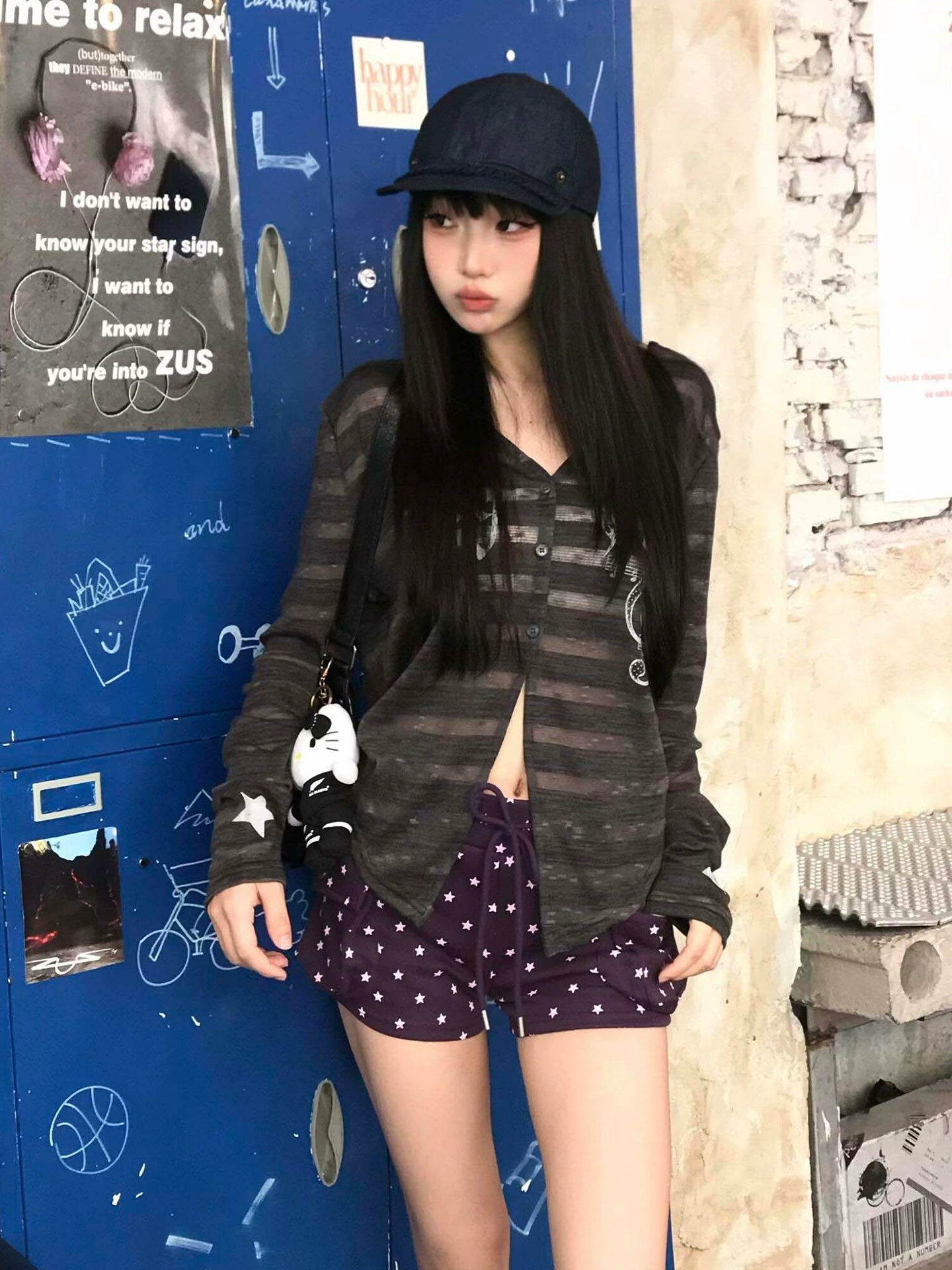 スターストライプカーディガン