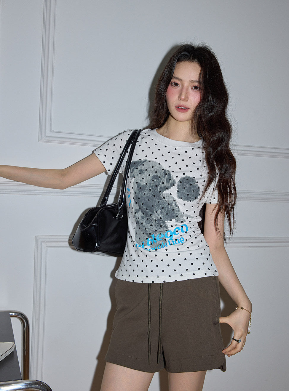 ドットアニマルグラフィックTシャツ