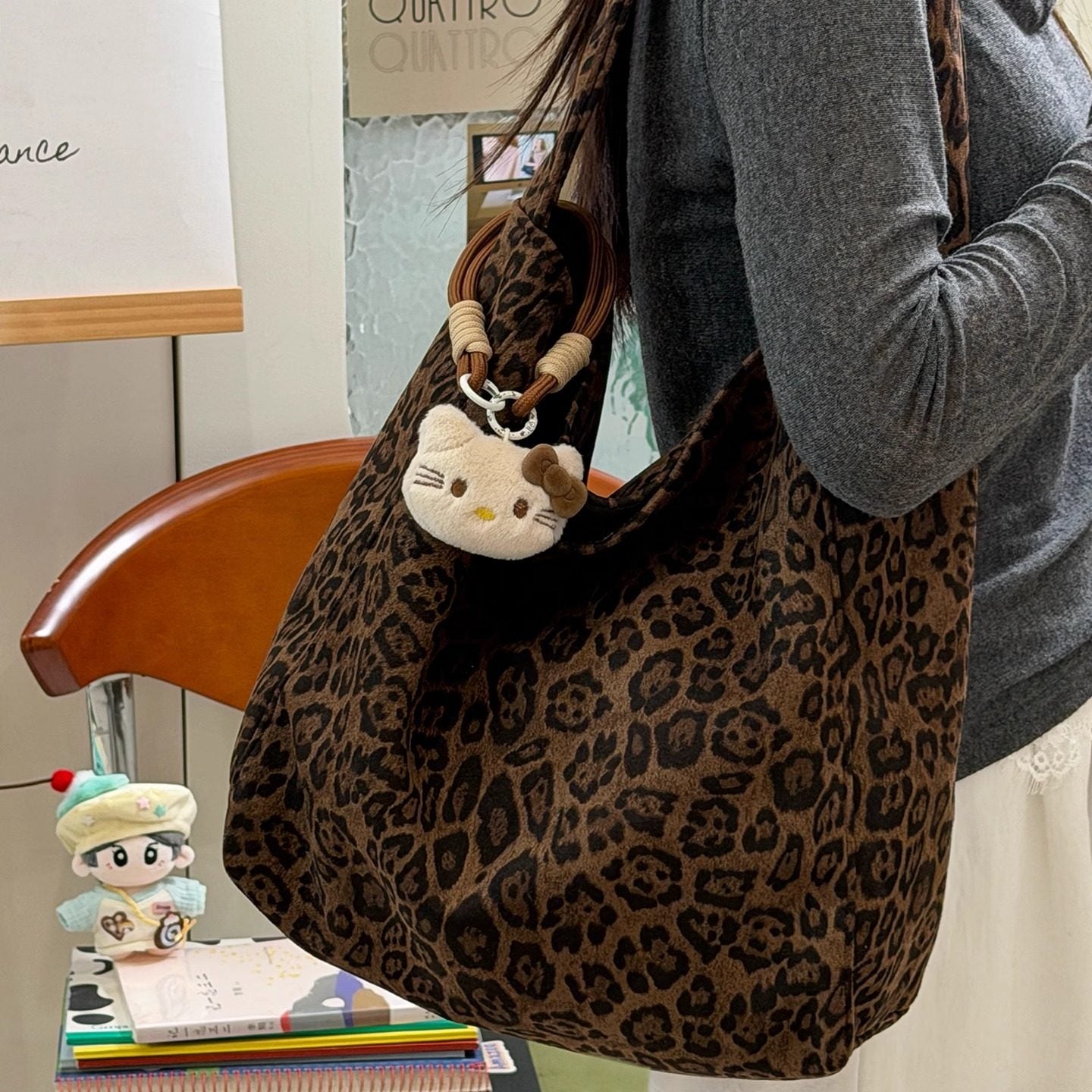 レオパード　ショルダーバッグ