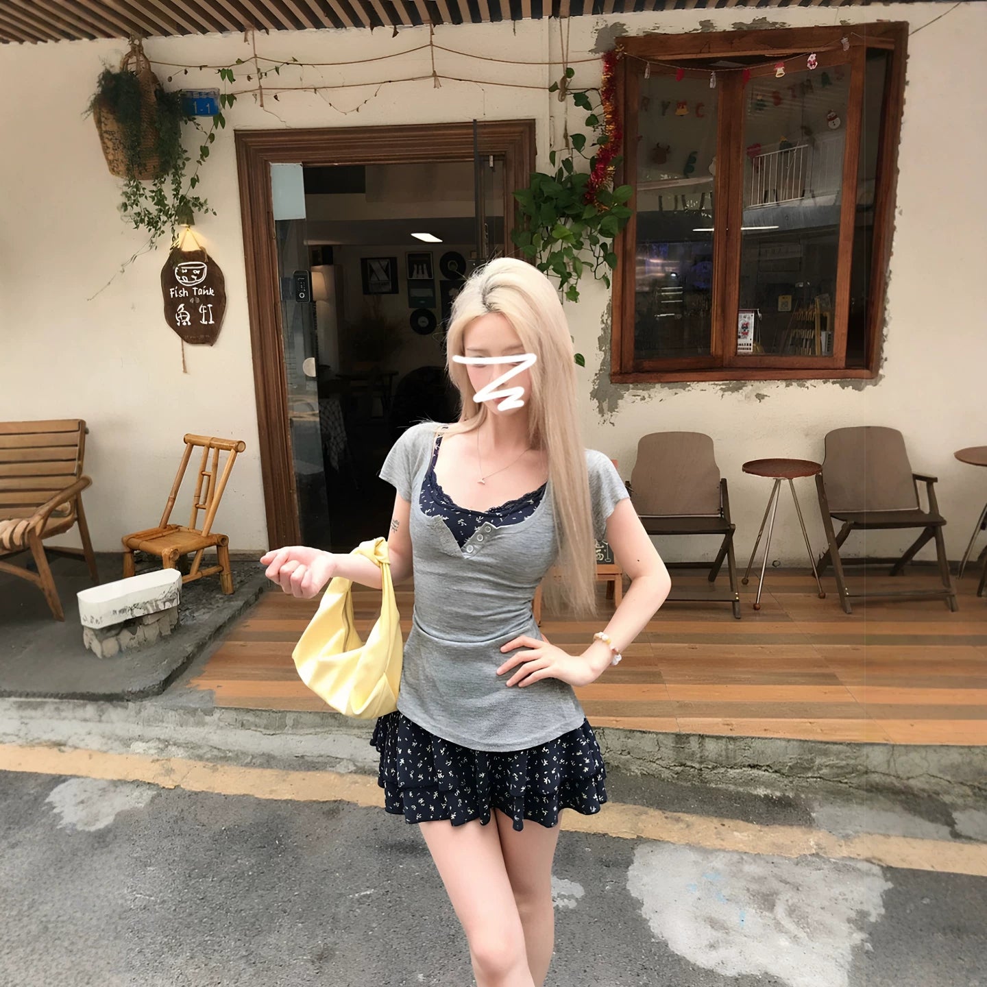 ガーリーフリルワンピースセット