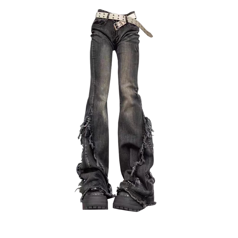 グランジフレア ダメージレイヤードフレアデニム