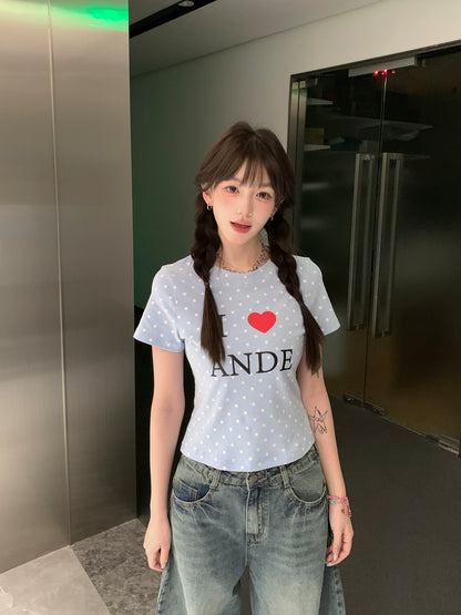 ドットアイラブTシャツ