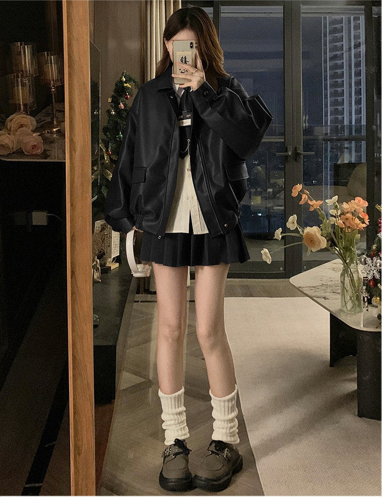 PUレザージャケット