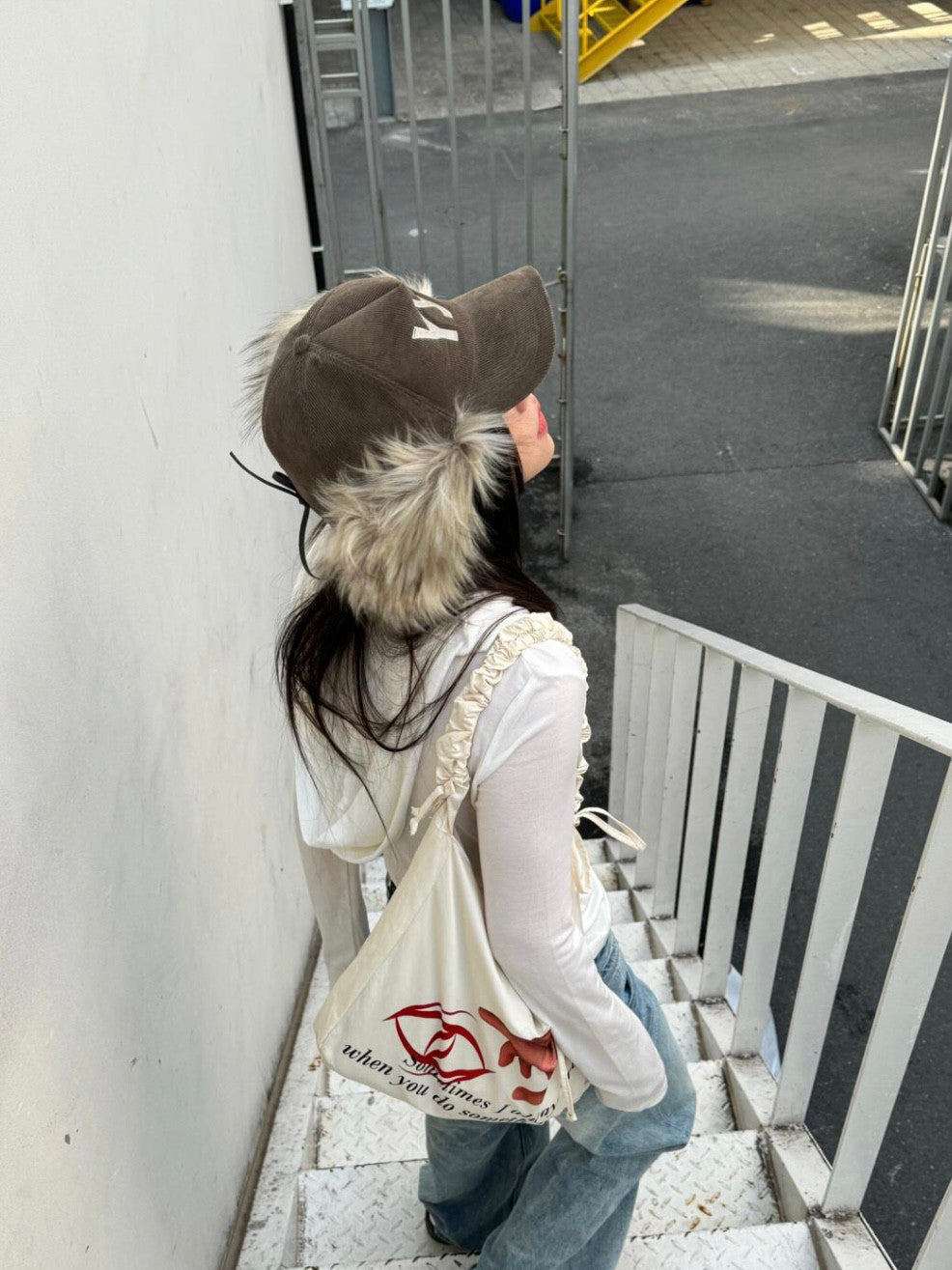 ファーイヤーフラップキャップ