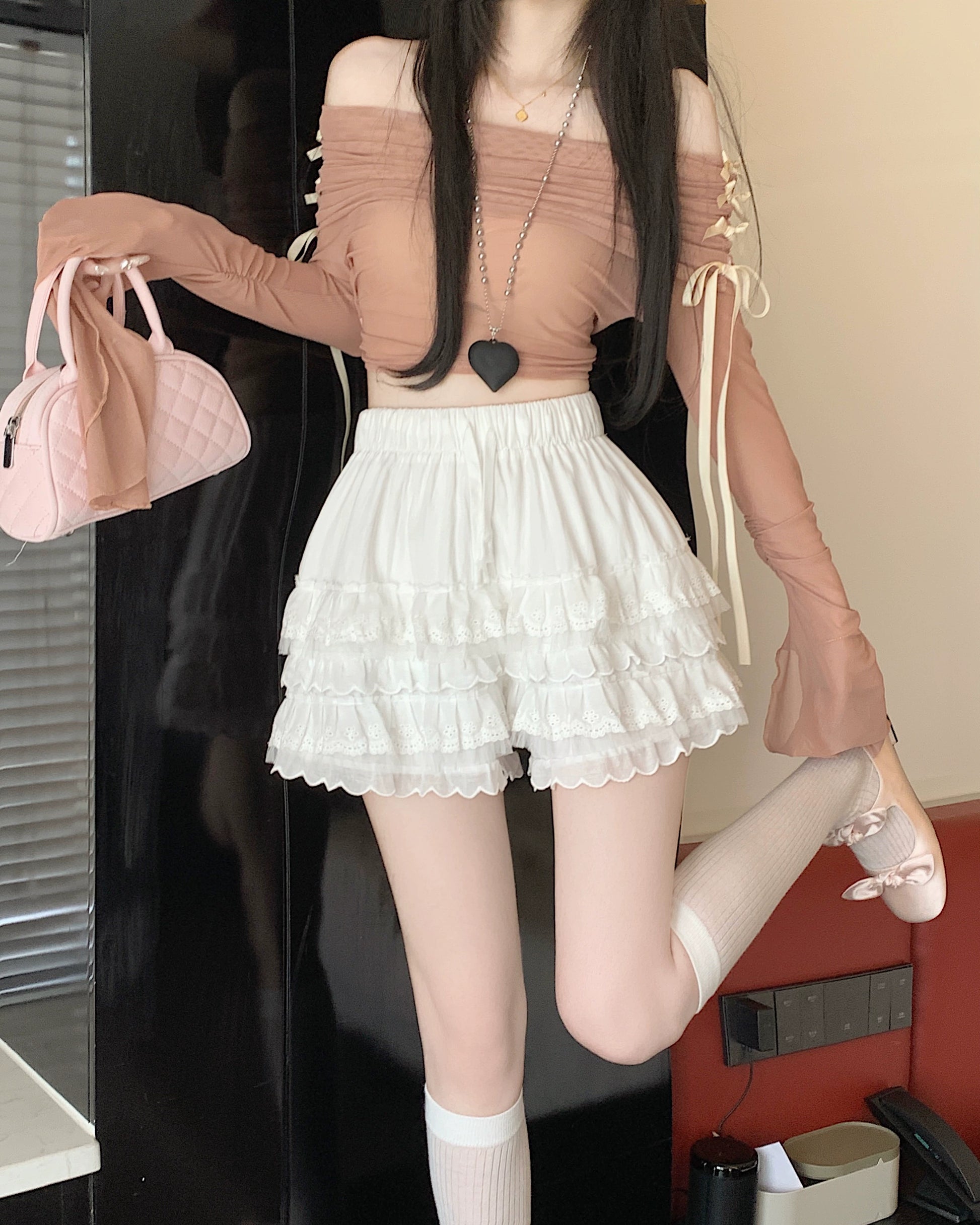 リージャ フリル付きテニススカート ホワイト×イエローS リージャ フリル付きテニススカート ホワイト×イエローS 楽天