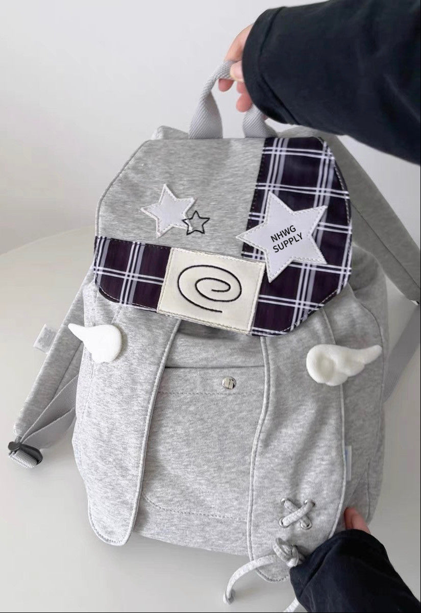 スターラインチェック Y2Kバッグ