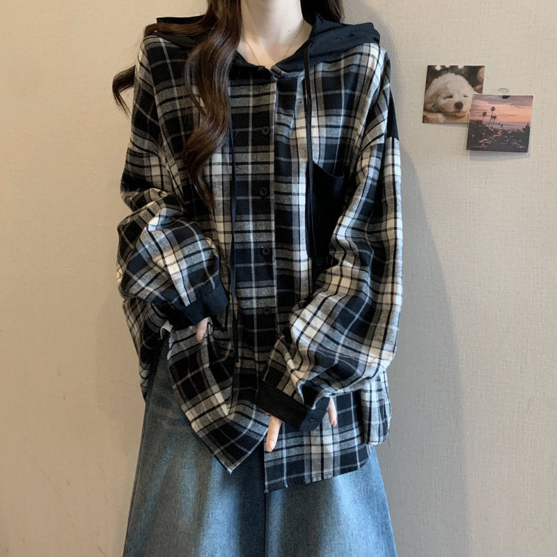 チェックシャツジャケット