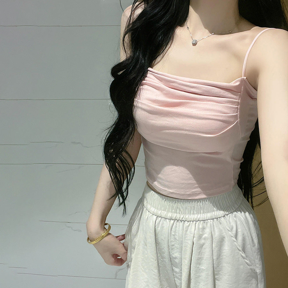 ドレープキャミソールトップス