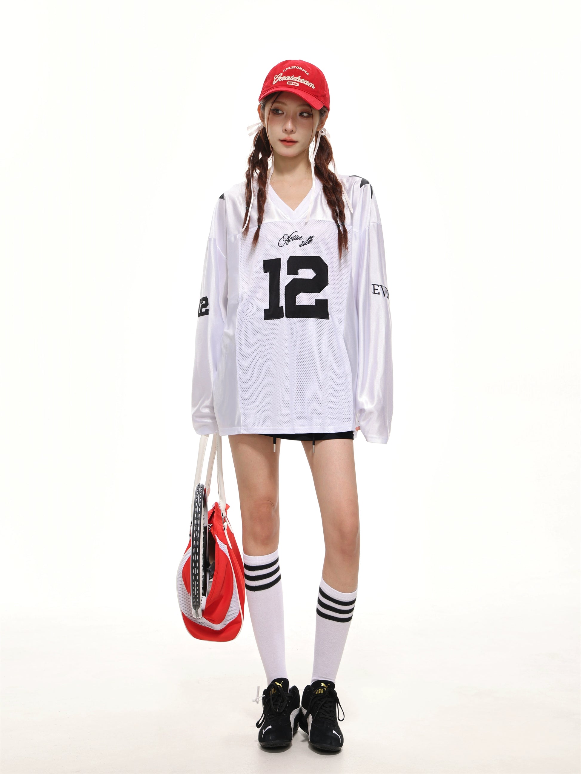 ナンバー12フットボールロングTシャツ XUN27 – 100StarS ナンバー12フットボールロングTシャツ XUN27 – 100StarS