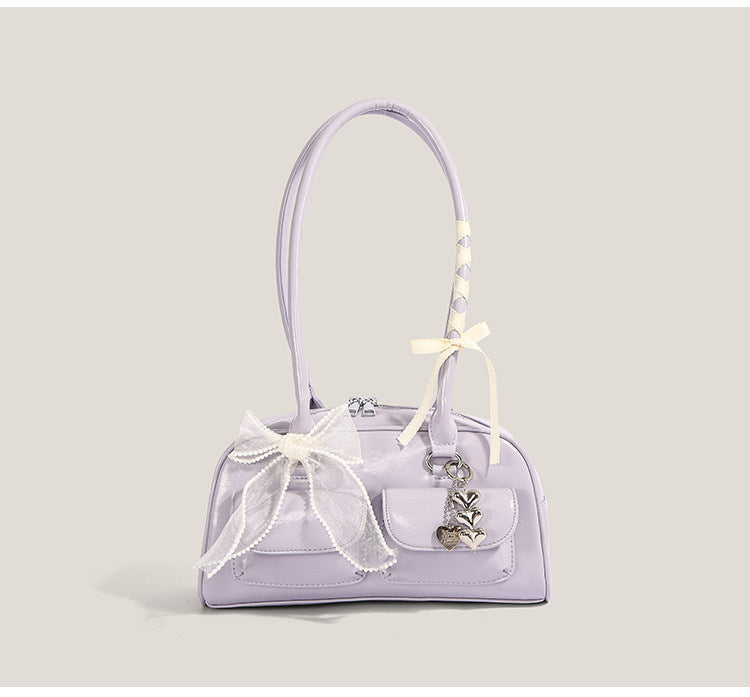 エナメルハンドバッグ