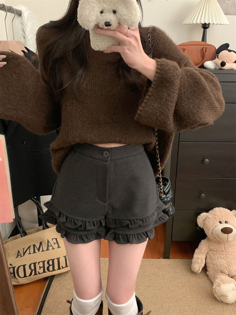ダブルフリルショートパンツ