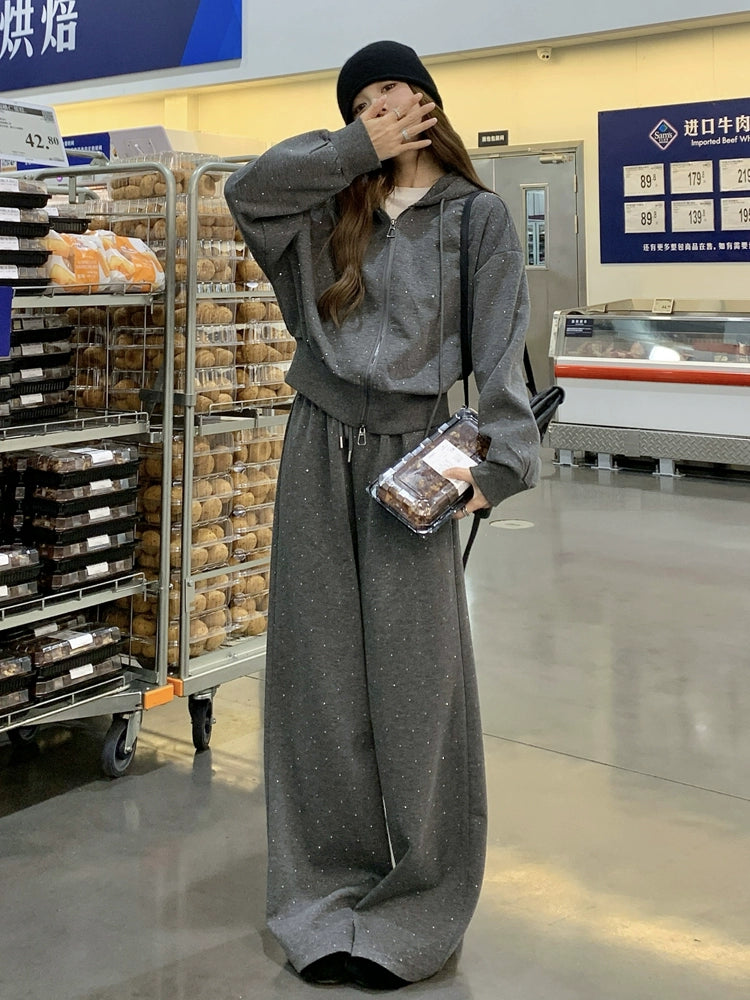 ラインストーンスウェットセットアップ KDS303 – 100StarS ラインストーンスウェットセットアップ KDS303 – 100StarS