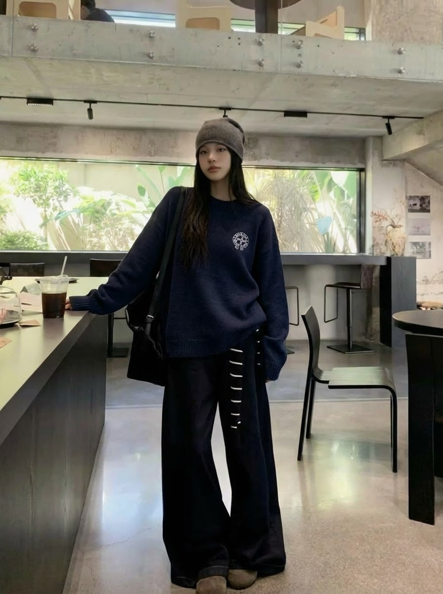 アメリカンバナー ビッグシルエットセーター